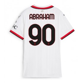 Dámské fotbalový oblečení AC Milan Tammy Abraham #90 Venkovní košile 2024-25 Krátkým Rukávem